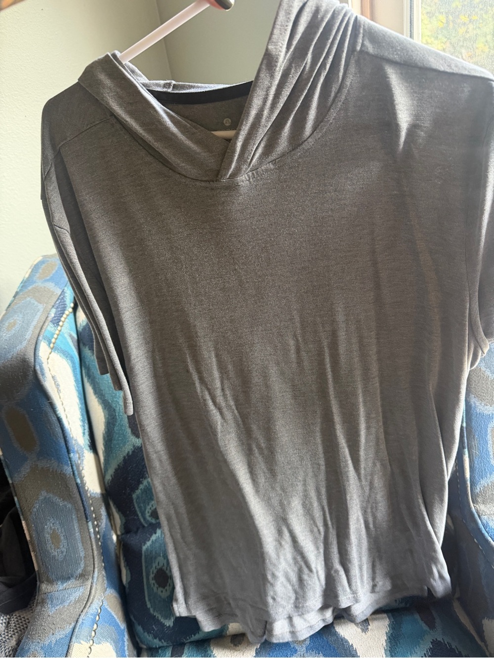Men's Short-Sleeve Hooded Tee - Gray